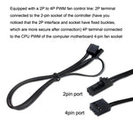 PWM Fan Hub Desktop Computer CPU Fan Expander Supporta 3Pin e 4Pin, PH35