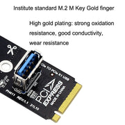 5pcs NGFF M.2 Rotor PCI-E Channel USB3.0 Transfer Card Graphics Extension Transfer, NGFF M.2 to PCI-E Channel