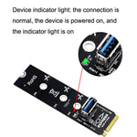 5pcs NGFF M.2 Rotor PCI-E Channel USB3.0 Transfer Card Graphics Extension Transfer, NGFF M.2 to PCI-E Channel