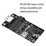 M.2 NVME Hard Disk Box Transfer Card RTL9210B Chip Type-C / USB-C USB3.1 Gen2 10Gbps