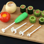 2 set 4 in 1 di verdure scavatrici di frutta che scavano gadget da cucina