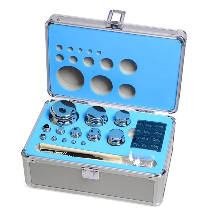Pesi standard in acciaio inossidabile, 25pcs/set F1 Level 1mg-1kg
