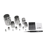 Pesi standard in acciaio inossidabile, 25pcs/set F1 Level 1mg-1kg