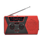 Radio di emergenza portatile solare a manovella 2000mAh