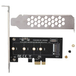 PCI-E 1X a M.2 NVME KEY-M Adattatore scheda riser SSD, With Baffle, Without Baffle