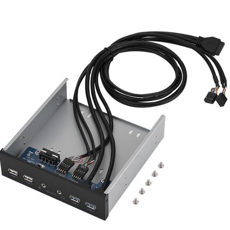 Pannello frontale interno per PC desktop, 2 x USB 3.0+2 x USB2.0+ HD-AUDIO, 4 x USB 2.0+HD-AUDIO