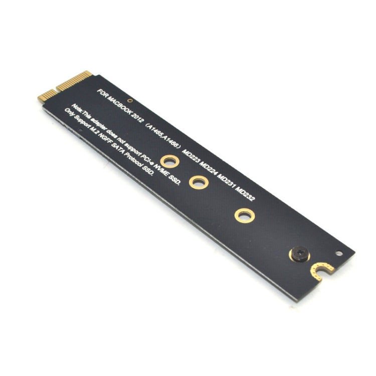 M.2 NGFF SATA to MAC SSD Riser Card for MacBook Air 2012 A1465 A1466, Long Type, With Screwdriver