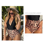 Costume intero estivo da donna con lacci senza schienale Bikini con stampa floreale, XL