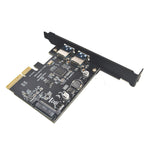 Scheda di espansione USB3.2 GEN2 Porta tipo A ASMedia ASM3142 Trasferimento 10 Gbps, PCE2USB-A32