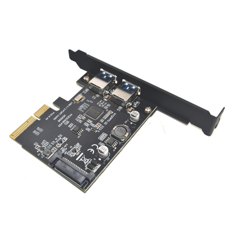 Scheda di espansione USB3.2 GEN2 Porta tipo A ASMedia ASM3142 Trasferimento 10 Gbps, PCE2USB-A32