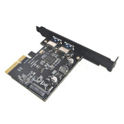 Scheda di espansione USB3.2 GEN2 Porta tipo A ASMedia ASM3142 Trasferimento 10 Gbps, PCE2USB-A32