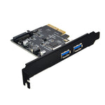 Scheda di espansione USB3.2 GEN2 Porta tipo A ASMedia ASM3142 Trasferimento 10 Gbps, PCE2USB-A32