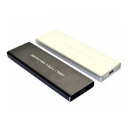 Da USB3.2 a M.2 NVME Hard Disk Box NGFF Protocollo PCIE a TYPE-C, White, Black, Black with C-C Cable, Silver White with C-C Cable