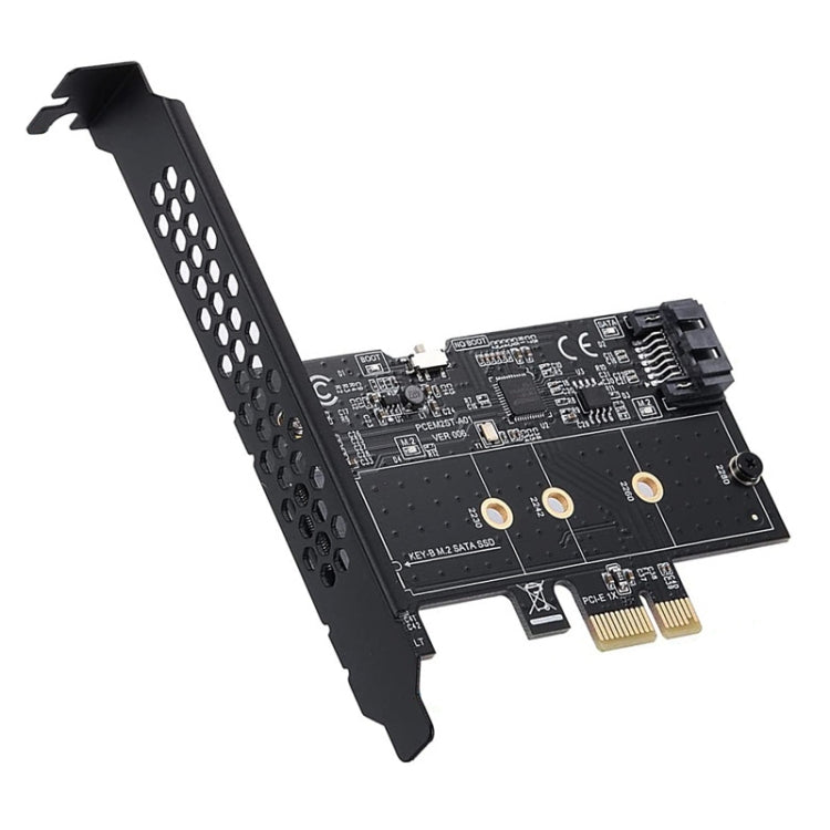 Scheda di espansione PCI-E a SATA3.0 + M2 NGFF Scheda di trasferimento su disco rigido 6G, PCEM2ST-A01