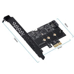 Scheda di espansione PCI-E a SATA3.0 + M2 NGFF Scheda di trasferimento su disco rigido 6G, PCEM2ST-A01
