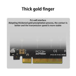 PCI-E X8 Double Disk Transfer Card NVME M.2 MKEY SSD RAID Array Adattatore di espansione, PH45