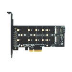 Scheda adattatore SSD PCIe M.2 PCIE 4x a M.2 Key M B Dual Interface Card, PCENGFF-N01