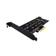 Scheda adattatore SSD PCIe M.2 PCIE 4x a M.2 Key M B Dual Interface Card, PCENGFF-N01