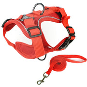 Imbracatura per gilet per animali domestici + set di funi di trazione Imbracatura riflettente per cani e gatti traspirante, S, M, L, XL