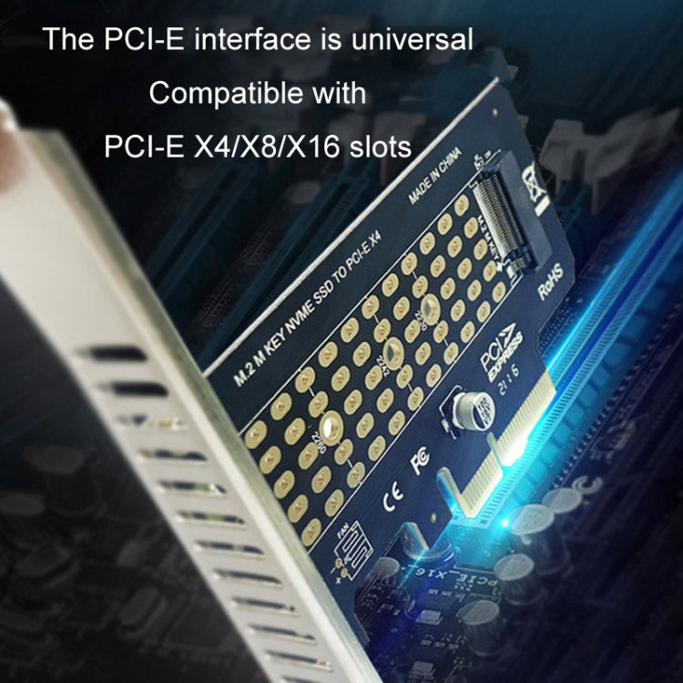 Scheda di trasferimento NVME da 5 pezzi M.2 a scheda di espansione PCIE3.0/4.0 Full Speed X4, Full Height, Half Height