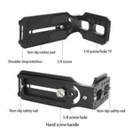 BEXIN L130-50 Piastra a sgancio rapido per fotocamera Tavola verticale a forma di L, L130-50