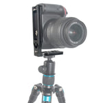 BEXIN L130-50 Piastra a sgancio rapido per fotocamera Tavola verticale a forma di L, L130-50