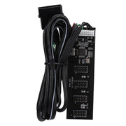 USB 2.0 da 9 pin a 4 hub a 9 pin Intestazione scheda madre interna con alimentazione a 4 pin, 9pin To 4 9pin