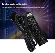 USB 2.0 da 9 pin a 4 hub a 9 pin Intestazione scheda madre interna con alimentazione a 4 pin, 9pin To 4 9pin