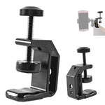 BEXIN WN-38 Morsetto a C universale con foro da 1/4" e 3/8" per montaggio su tavolo da tavolo