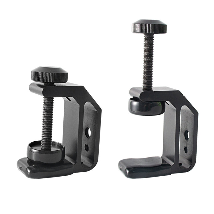BEXIN WN-38 Morsetto a C universale con foro da 1/4" e 3/8" per montaggio su tavolo da tavolo