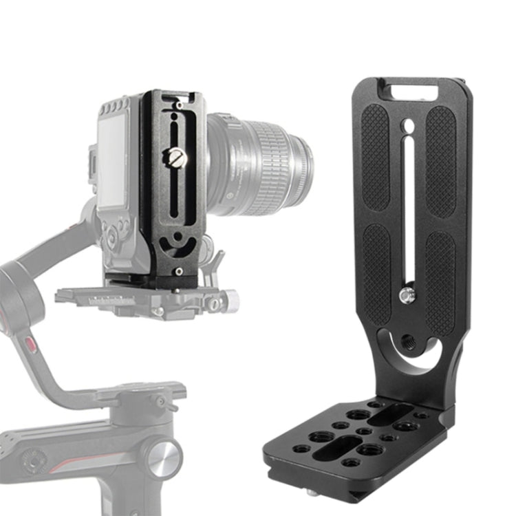BEXIN L130-50C Piastra a sgancio rapido per fotocamera Tavola verticale a forma di L, L130-50C