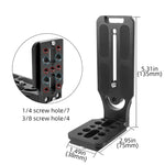 BEXIN L130-50C Piastra a sgancio rapido per fotocamera Tavola verticale a forma di L, L130-50C