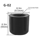 10pcs BEXIN G-02 Camera Tappo di protezione a vite da 1/4 di pollice per vite monopiede treppiede, G-02