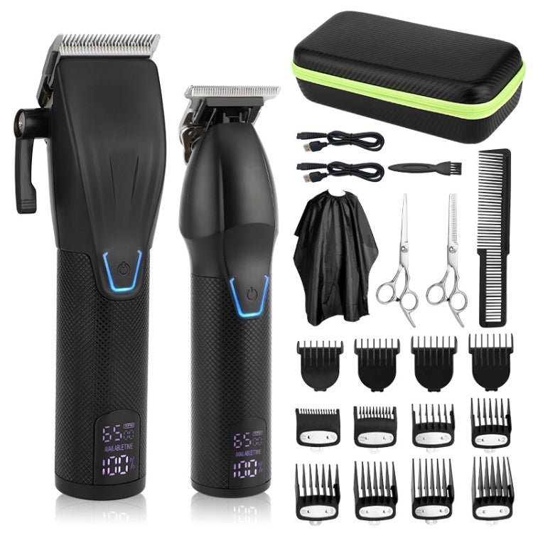 Set di strumenti per il taglio di capelli elettrici da uomo per scolpire il tagliacapelli elettrico, LM-2027 2 In 1 (Black), LM-2027 2 In 1 (Gold)