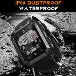 1.83 pollici IP68 impermeabile Bluetooth Call Sports Smart Watch Orologio multifunzionale a tre prove all'aperto