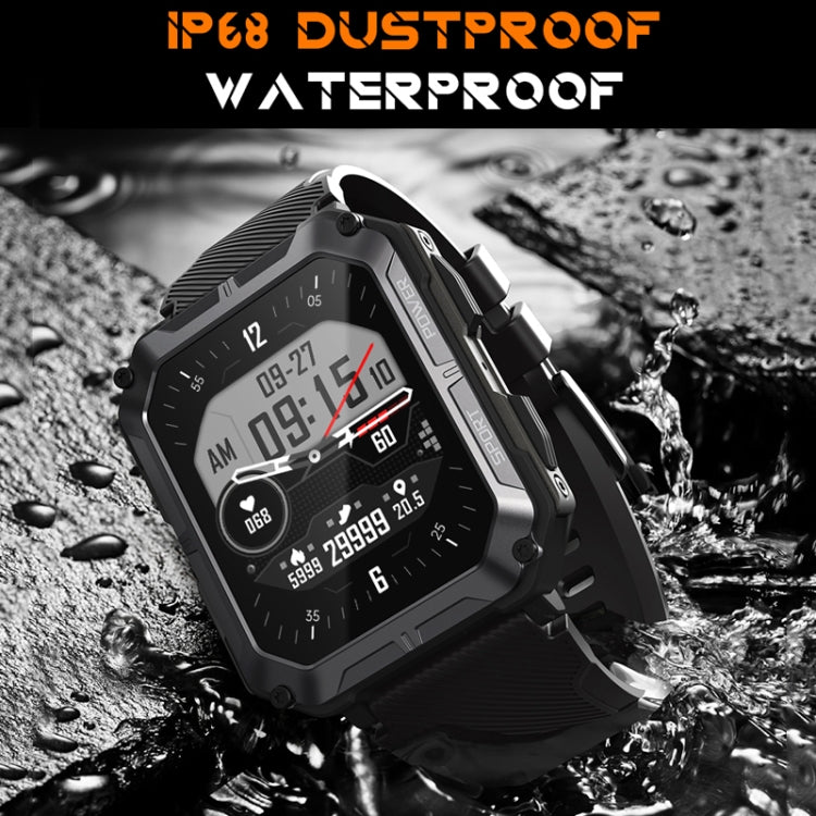 1.83 pollici IP68 impermeabile Bluetooth Call Sports Smart Watch Orologio multifunzionale a tre prove all'aperto