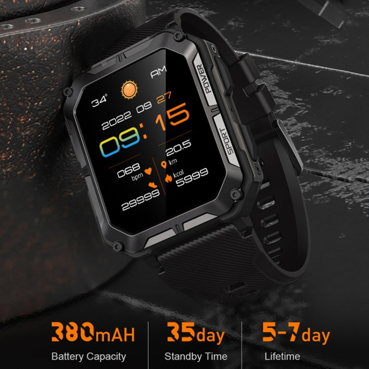 1.83 pollici IP68 impermeabile Bluetooth Call Sports Smart Watch Orologio multifunzionale a tre prove all'aperto