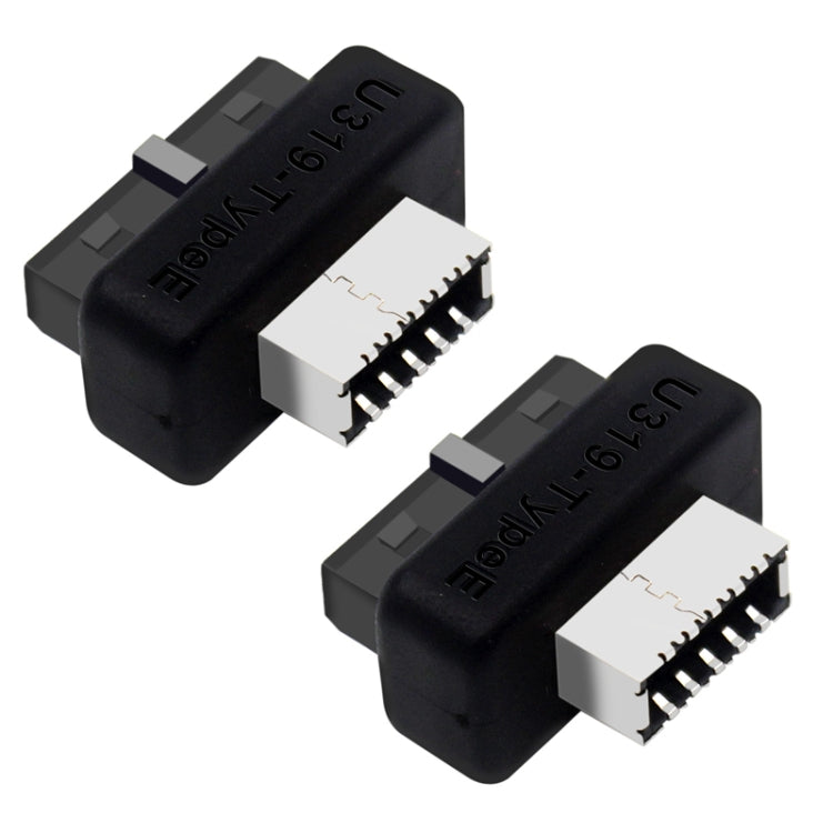 2pcs Mainboard USB3 19P/20P a TYPE-E Adattatore Chassis Anteriore TYPE-C/USB-C Spina Porta, 2pcs