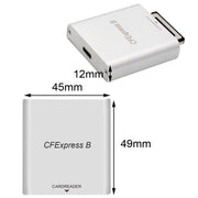 Lettore di schede CFEXPRESS con cablaggio USB 3.2 Z6/Z7 1DX3 ad alta velocità 10G, PH862 With Double Line, PH862 With A-C Line, PH862 With C-C Line
