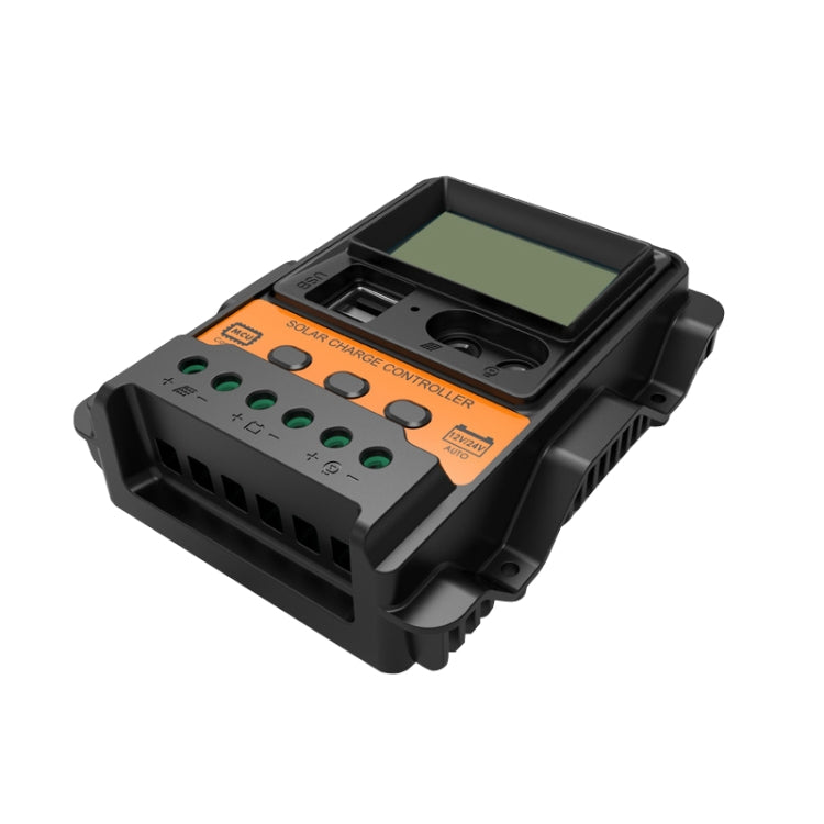Regolatore solare PWM 12V/24V 30A con display LCD