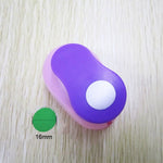 Utensili manuali per bambini goffratrici rotonde, consegna casuale a colori, 8803 8mm, 8805 16mm, 8810 25mm, 8815 38mm, 8820 50mm, 8830 75mm