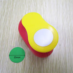 Utensili manuali per bambini goffratrici rotonde, consegna casuale a colori, 8803 8mm, 8805 16mm, 8810 25mm, 8815 38mm, 8820 50mm, 8830 75mm