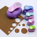 Utensili manuali per bambini goffratrici rotonde, consegna casuale a colori, 8803 8mm, 8805 16mm, 8810 25mm, 8815 38mm, 8820 50mm, 8830 75mm