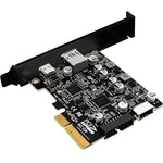 Scheda di espansione PCIe 3.0 a USB 3.2 Tipo C anteriore