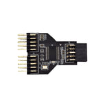 9 Pin USB Header Femmina da 1 a 2 Scheda maschio Adattatore connettore HUB USB 2.0 a 9 pin, 9pin To Dual 9pin Direct Plug