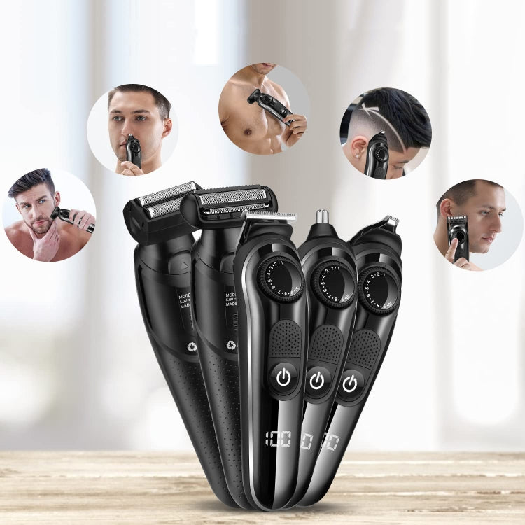 5 in 1 uomo multifunzionale taglio di capelli intaglio rasoio elettrico set rasoio alternativo con custodia, LM-1832 5 In 1