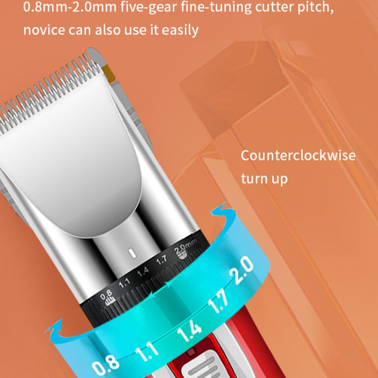 Set di tagliacapelli per gatti con rasoio elettrico per animali domestici, Standard, Yellow Standard, Red Standard