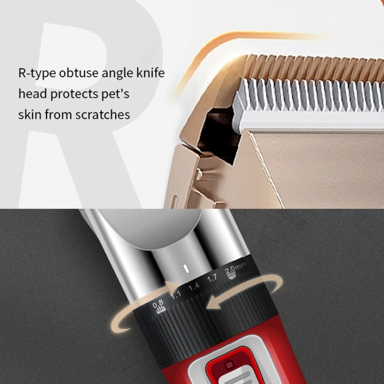 Set di tagliacapelli per gatti con rasoio elettrico per animali domestici, Standard, Yellow Standard, Red Standard