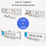 Sistema di visione posteriore ad energia solare che inverte il display della telecamera per auto con trasmissione wireless, RC01