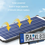 Sistema di visione posteriore ad energia solare che inverte il display della telecamera per auto con trasmissione wireless, RC01